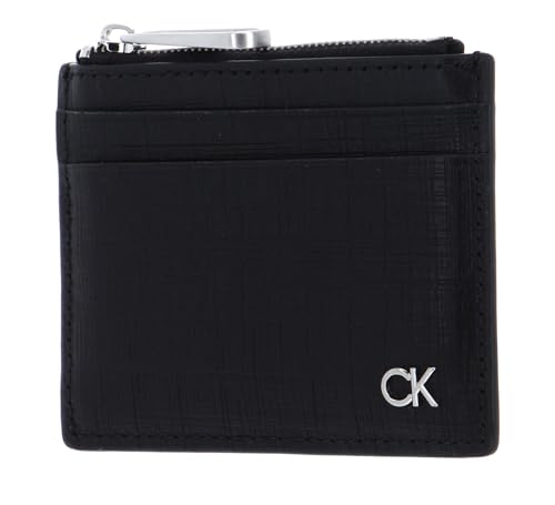 Calvin Klein CK Must Check Cardholder with Zip CK Black Check von Calvin Klein