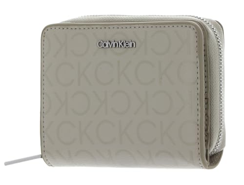 Calvin Klein CK Must Trifold_Epi Mono Zip Around Wallet Stoney Beige Epi Mono von Calvin Klein