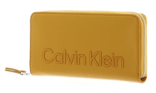 Calvin Klein CK Set Zip Around Wallet L Monarch Gold von Calvin Klein