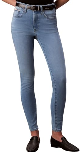 Calvin Klein Damen Jeans Hose Skinny Light Cape Mid Rise, Blau (Light Cape), 25W/34L von Calvin Klein