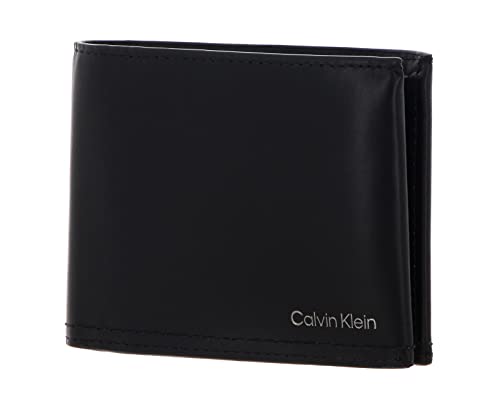 Calvin Klein Duo Stitch Trifold 10CC with Coin L CK Black von Calvin Klein