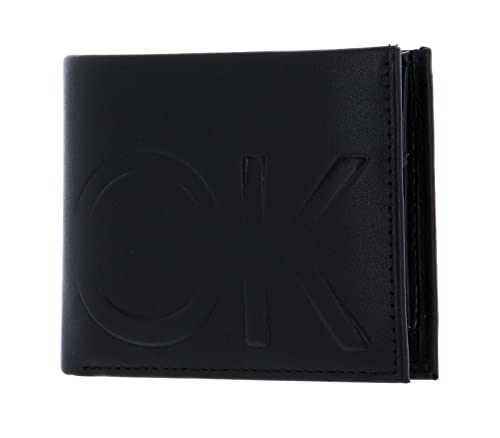 Calvin Klein Graphic CK RFID Bifold 5CC Coin Wallet CK Black von Calvin Klein