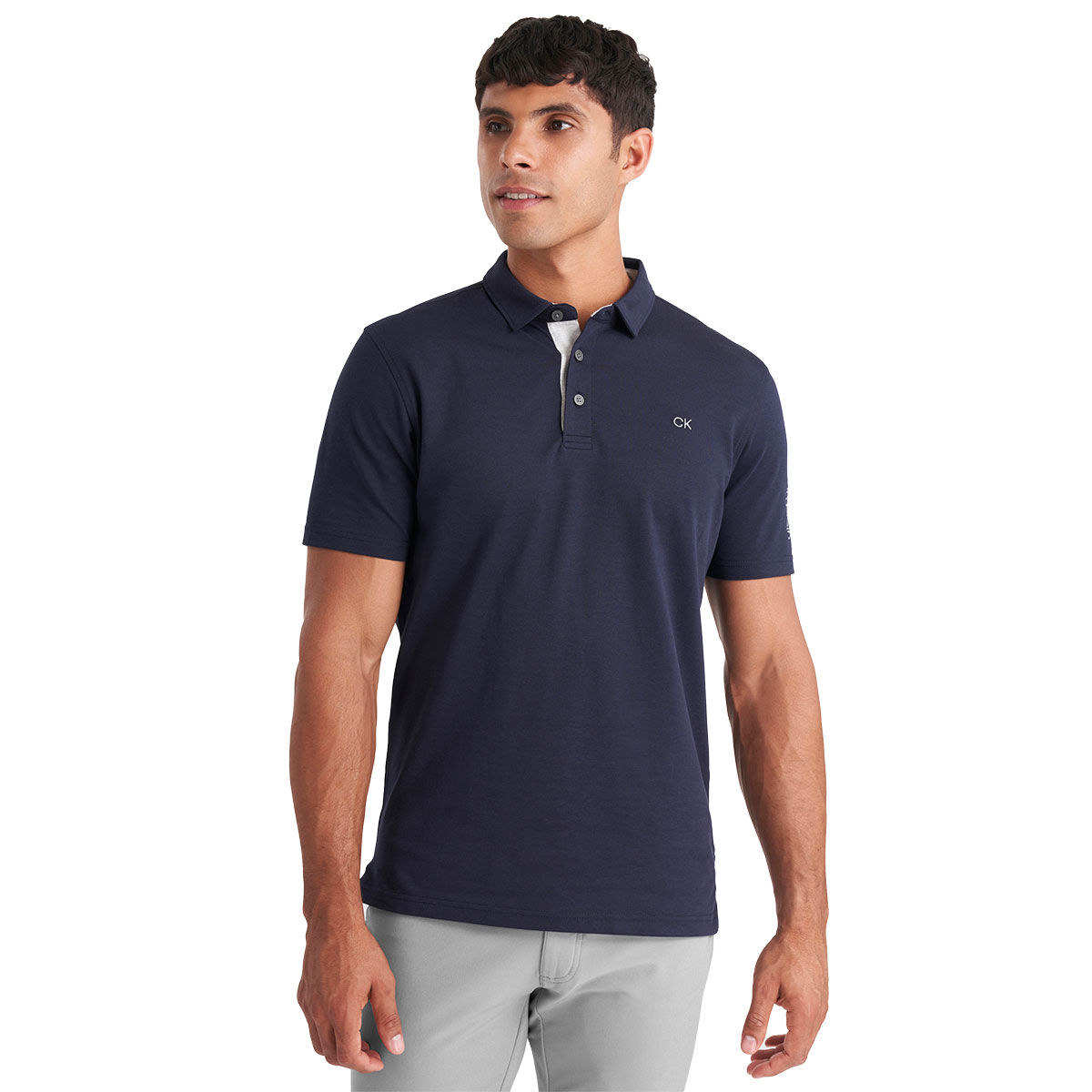 Calvin Klein Men's Uni Golf Polo Shirt, Mens, Navy blue, Small | American Golf von Calvin Klein