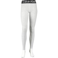 Calvin Klein Modern Logo Leggings Damen 002 - light grey melange S von Calvin Klein