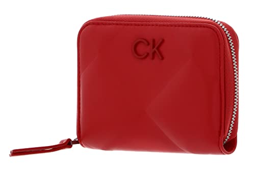 Calvin Klein Re-Lock Quilt ZA Wallet Aurora Red von Calvin Klein