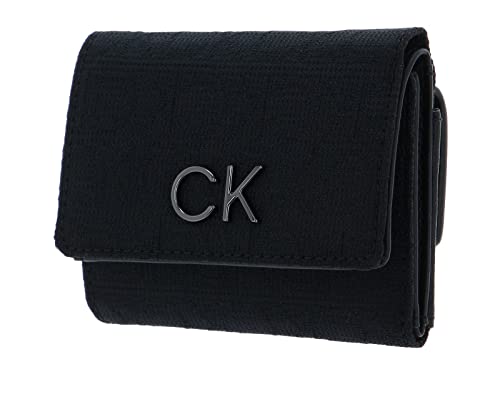 Calvin Klein Re-Lock Trifold JQD XXS CK Black von Calvin Klein