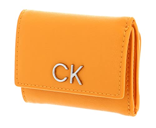 Calvin Klein Re-Lock Trifold Wallet XXS Orange Flash von Calvin Klein