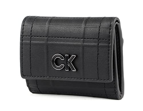 Calvin Klein Re-Lock Trifold XXS Quilt CK Black von Calvin Klein