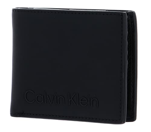 Calvin Klein Rubberized Bifold 5CC W/Coin CK Black von Calvin Klein