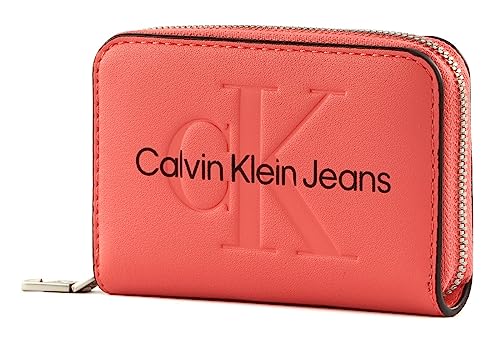 Calvin Klein Sculpted Med Zip Around Mono Damen Geldbörse, Dubarry, Tek Beden, Casual von Calvin Klein