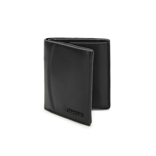 Calvin Klein Trifold Wallet 6Cc Minimal Focus K50K511687, schwarz, Taglia Unica von Calvin Klein