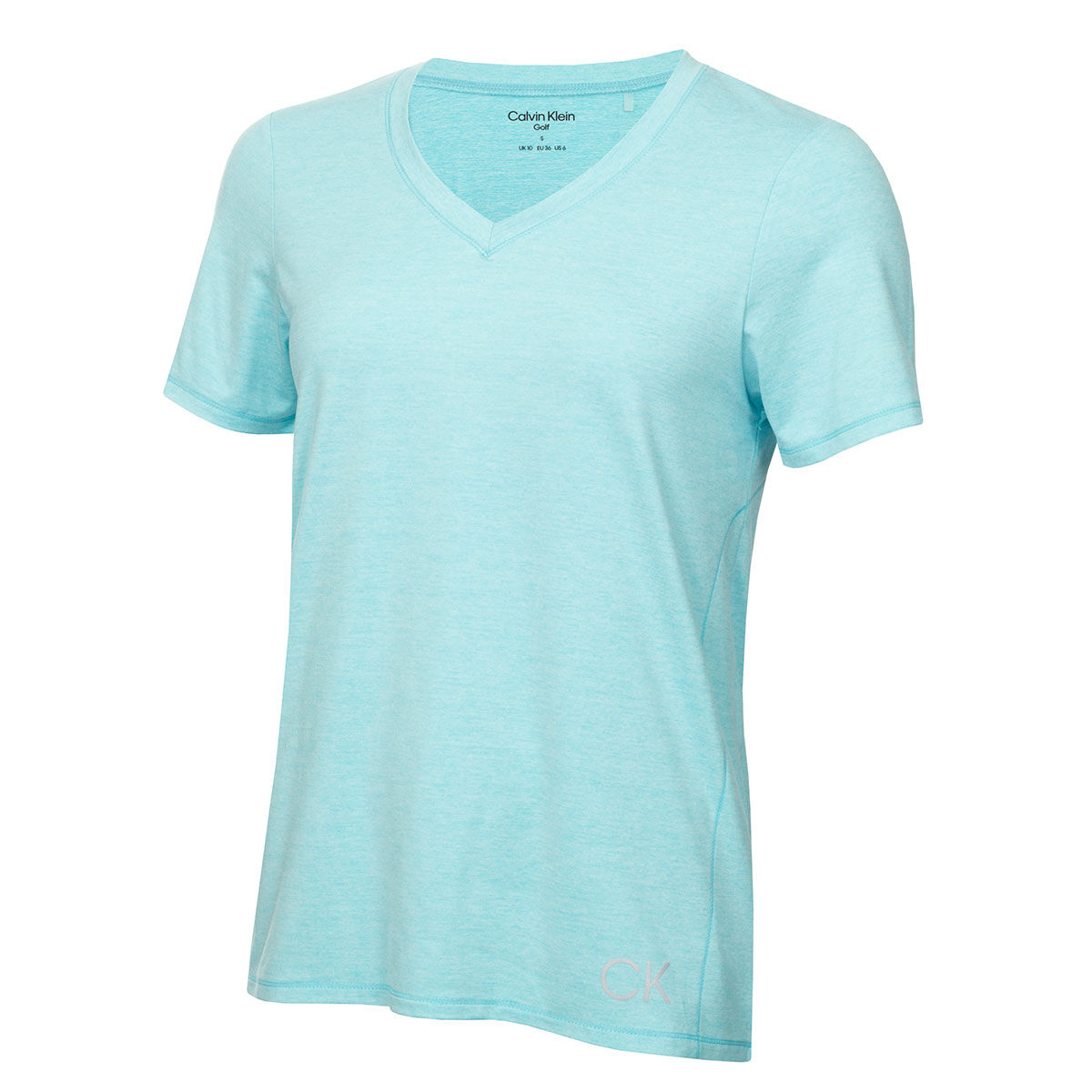 Calvin Klein Womens Relax Breathable Golf T-Shirt, Female, Opal, 8 | American Golf von Calvin Klein