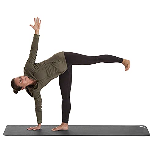 CALYANA Yogamatte Professional Yoga, steingrau, ca. 185 x 66 x 0.68 cm von SPORTTEC