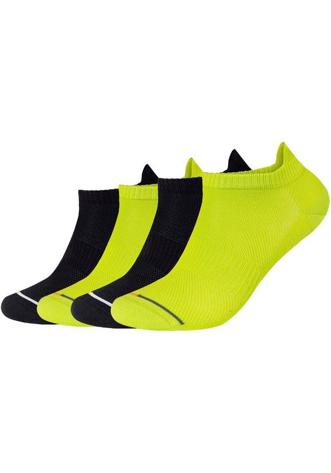 Camano Sneakersocken (Packung, 4er-Pack) mit Micro-Plüsch an Ferse und Zehen von Camano