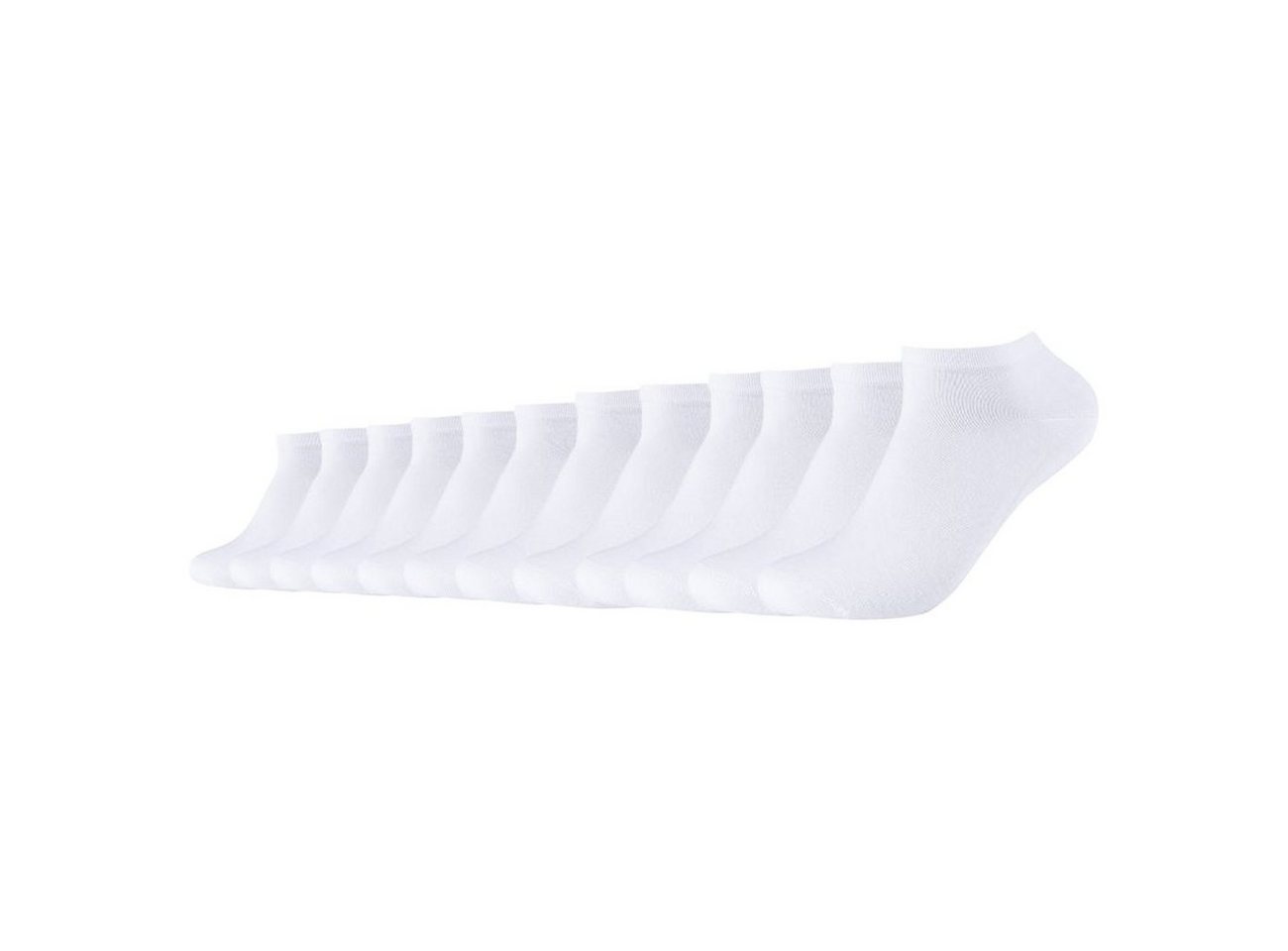 Camano Sneakersocken Unisex Socken Ca-Soft Organic Cotton Sneaker (12-Paar) aus pflegeleichter Baumwollmischung von Camano