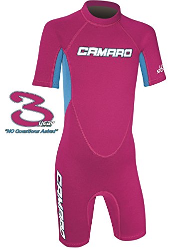 Camaro Flex Kinder Shorty Toddler Reactor Spring Neopren Neoprenanzug Schwimmanzug pink von Camaro