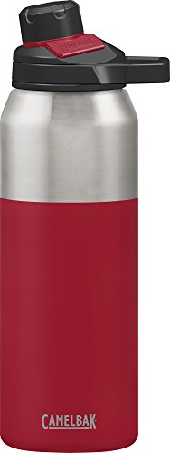 Camelbak Trinkflasche CHUTE Mag Vakuum Edelstahl isoliertechnologie Wasser Flasche, rot (Cardinal), 32oz von CAMELBAK