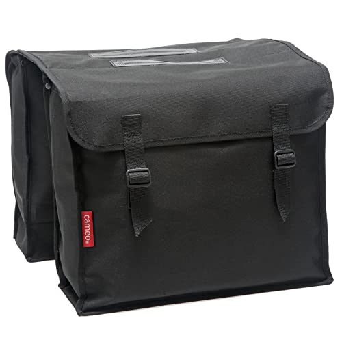 Cameo 1X Fahrradtasche Gepäckträgertasche, Black, 37 x 33 x 12,5 cm, 30 L von Cameo