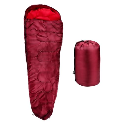 Camp Active Unisex-Adult Rot Mummy Schlafsack Erwaschene, Normal von Camp Active