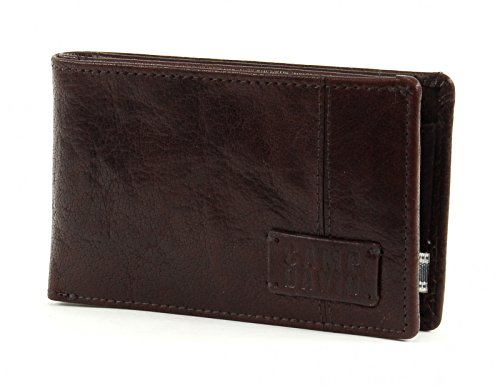 CAMP DAVID Geldbörse Portemonnaie Mini Wallet Quer Bashful Peak Braun Dark Brown von Camp David