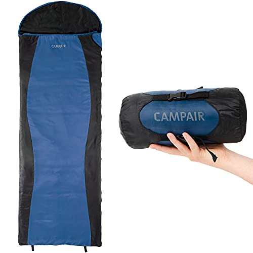 CampAir Ultra Lite Deckenschlafsack - extrem Leichter Frühjahr-/Sommerschlafsack - kleines Packmaß, Ripstop-Gewebe von CampAir
