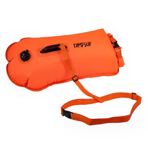 CampSup Schwimmboje 2-in-1 – Aufblasbare Sicherheitsboje mit 28L Packtasche – Wasserfest, mit Hüftgurt – für Schwimmen, Triathlon, SUP, Kajak & offene Gewässer CampSup Schwimmboje 2-in-1 – Aufblasbare Sicherheitsboje mit 28L Packtasche – Wasserfest, mit Hüftgurt – für Schwimmen, Triathlon, SUP, Kajak & offene Gewässer von CampSup