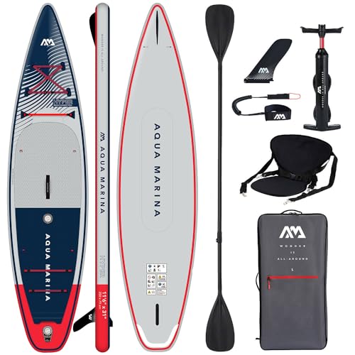 Campsup SUP Aqua Marina Hyper 11'6" Combo Aufblasbares Stand Up Paddle Board | Komplette Packung Surfboard für Einsteiger & Fortgeschrittene mit Kayak Sitz und Doppelpaddel Campsup SUP Aqua Marina Hyper 11'6" Combo Aufblasbares Stand Up Paddle Board | Komplette Packung Surfboard für Einsteiger & Fortgeschrittene mit Kayak Sitz und Doppelpaddel von CampSup