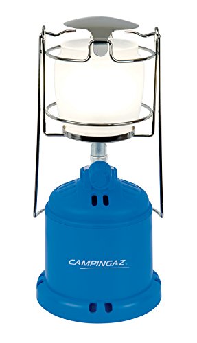Campingaz 2000010189 Gaslampe Camping 206, blau, Gr. L, 12 x 12 x 26 cm von Campingaz