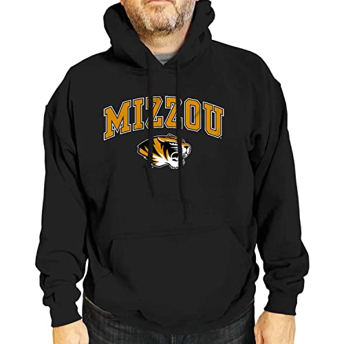 CAMPUS Farben Missouri Tigers Erwachsene Arch & Logo Gameday Sweatshirt mit Kapuze – schwarz,, Herren, schwarz, Large von Campus Colors