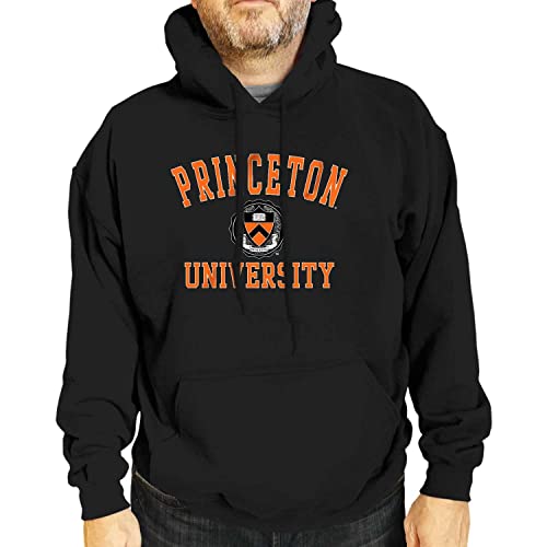 CAMPUS Farben Princeton Tigers Arch & Logo Gameday Sweatshirt mit Kapuze – schwarz,, Herren, schwarz, X-Large von Campus Colors