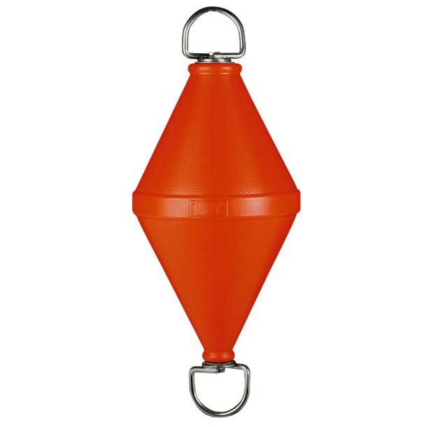 Can-sb Stainless Steel Rod Biconical Mooring Buoy Orange 32 x 80 cm von Can-sb