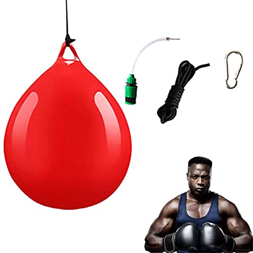 Wasser-Boxsack – Boxsack mit Wassereinspritzung – tragbarer Wasser-Boxsack mit Schlinge für Zuhause, Fitnessstudio, Sandsack, Krafttrainer für Männer und Frauen von Caneem