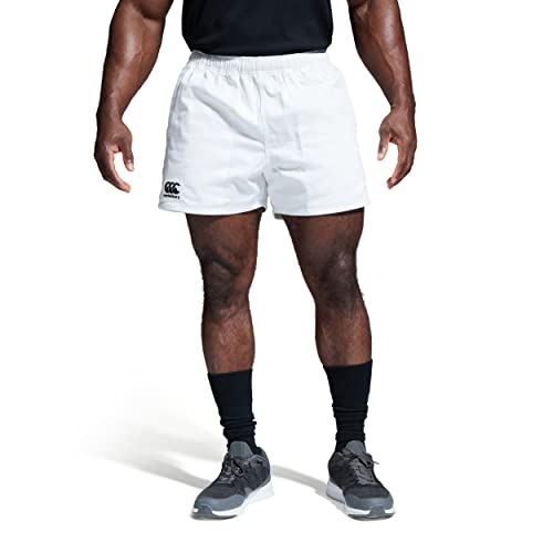 Canterbury Herren Rugbyshorts Professionel Baumwolle, Weiß, XL, E523405-001-XL von Canterbury