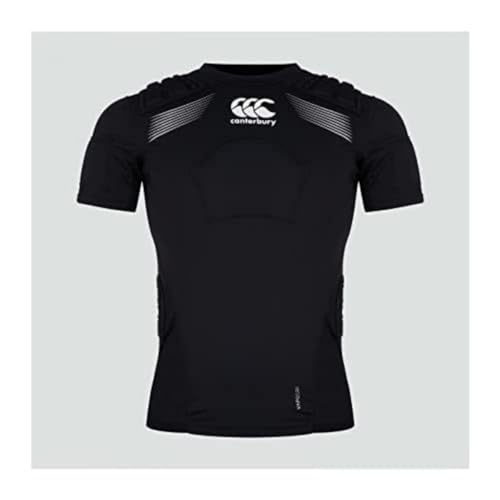 Canterbury Rugby Elite Protection Vest Schutzweste, Schwarz/Weiß/Silber, S von Canterbury