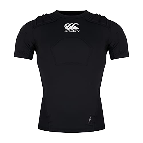 Canterbury CCC-Pro-Schutz Rugby-Schutzweste, Schwarz/Weiß/Silber, L von Canterbury