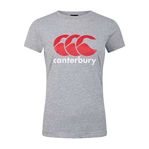 Canterbury Damen Logo T-Shirt, grau, 44 von Canterbury