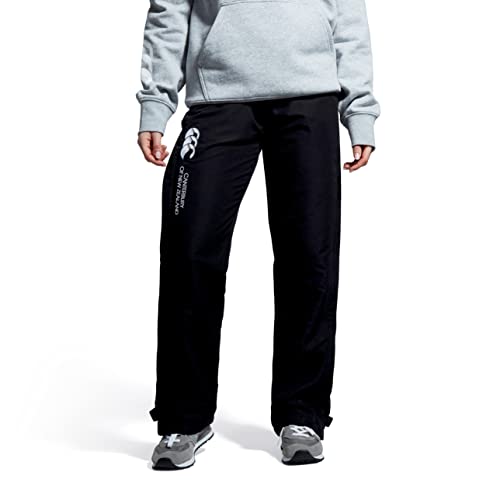 Canterbury Damen Trainingshose Stadium Hose mit offenem Beinabschluss, Schwarz, 12, E612606-989-12 von Canterbury