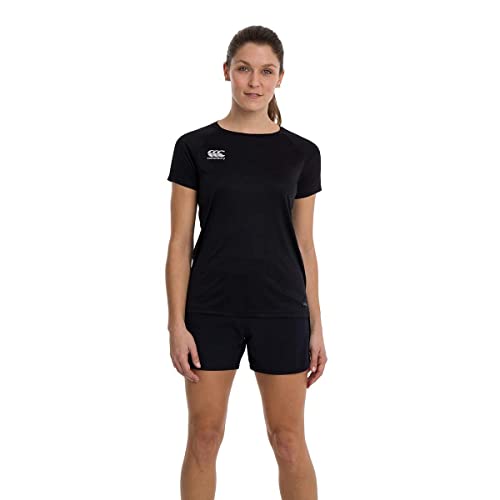 Canterbury Damen Vapodri Superlight T-Shirt, Schwarz, 38 von Canterbury