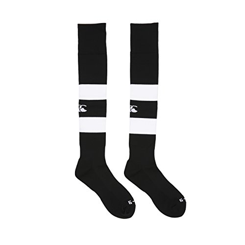 Canterbury Herren Bekleidung Gummi Spielsocken Rugby Socken Schwarz XS (Junior) von Canterbury