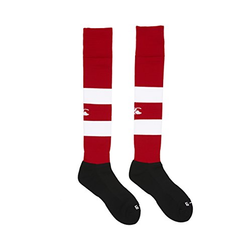 Canterbury Herren Bekleidung Gummi Spielsocken Rugby Socken Flaggen Rot S (Youth) von Canterbury