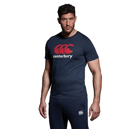 Canterbury Herren CCC Logo T-Shirt – Marineblau/Rot/Weiß – XL von Canterbury