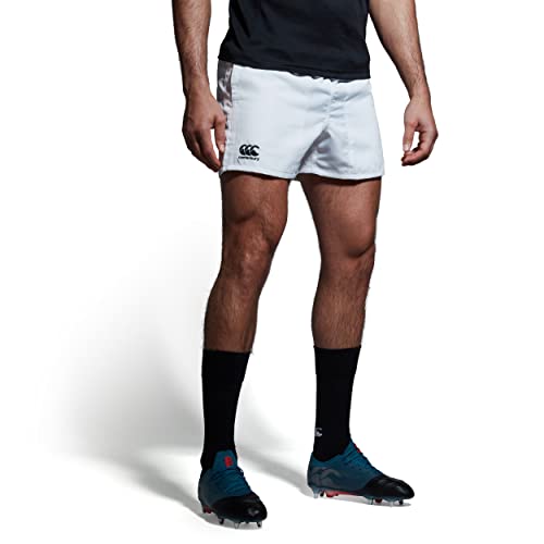 Canterbury Herren Professionelle Polyester-Rugby-Shorts, weiß, 5XL von Canterbury