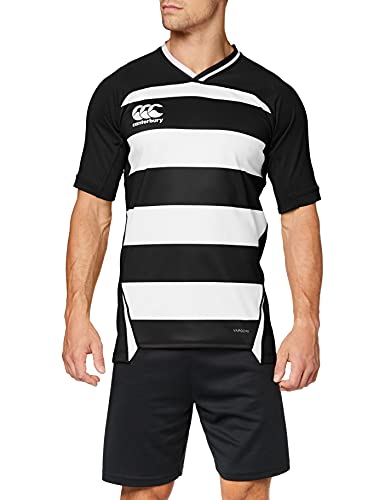 Canterbury Vapodri Evader Rugby-Trikot für Herren XL schwarz/weiß von Canterbury