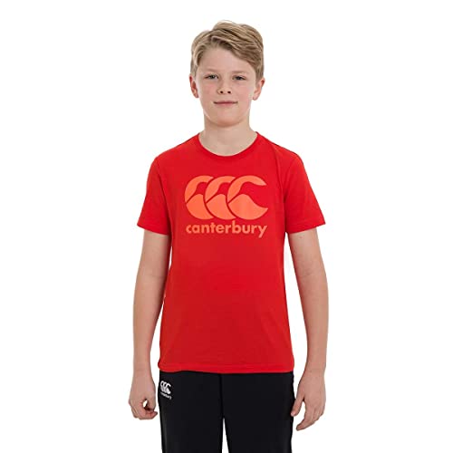 Canterbury Jungen CCC Graphic T-Shirt, Feuerrot, 40 von Canterbury