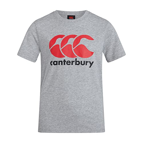 Canterbury Jungen CCC Logo T-Shirt, Grau, 32 von Canterbury