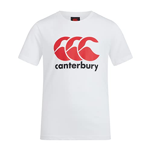 Canterbury Jungen CCC-Logo T-Shirt, Weiß (Weiß), 36 von Canterbury