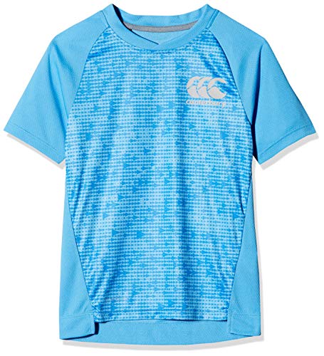 Canterbury Jungen Vapodri Light Graphic T-Shirt, Azurblau, 14 von Canterbury