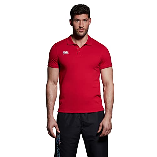 Canterbury Men's Waimak Polo Shirt - Flag Red, 2XL von Canterbury