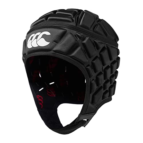 Canterbury Unisex-Jugend Headguard Raze Kopfschutz JU, Black/True Red, XS von Canterbury