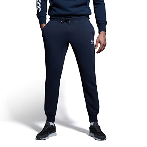 Canterbury of New Zealand Herren-Hose aus Fleece, mit Bündchen S Navy von Canterbury